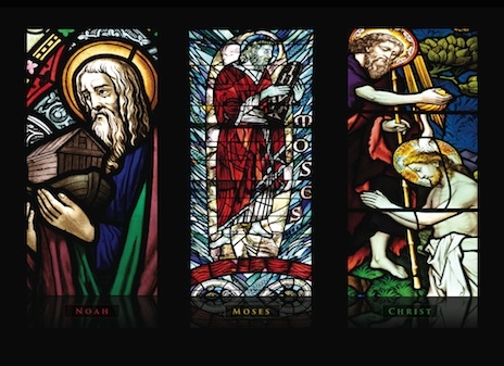 Baptism - Noah, Moses, Christ Card